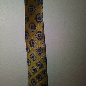 NWT Gold Series Designed in Italy Herringbone Silk